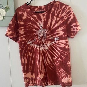 Skeleton Tie Dye Tee